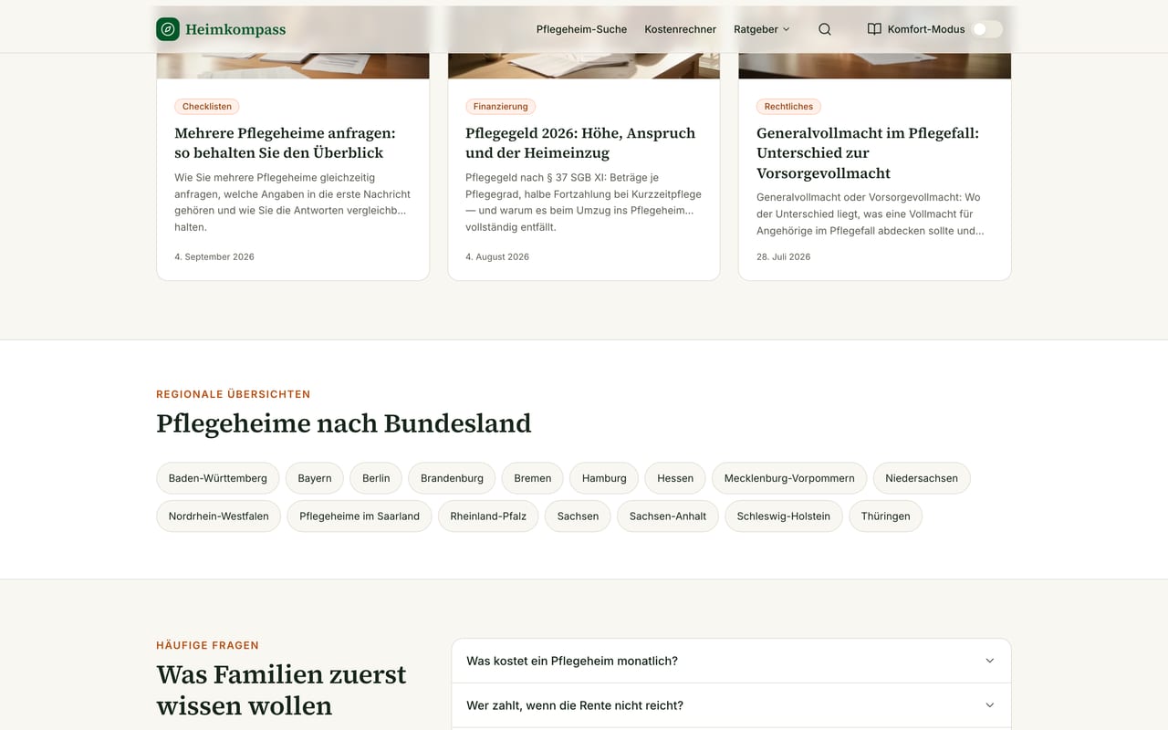 Screenshot von heimkompass