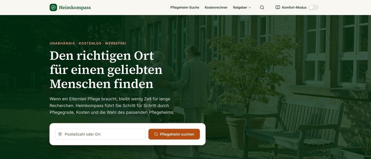 Screenshot von heimkompass