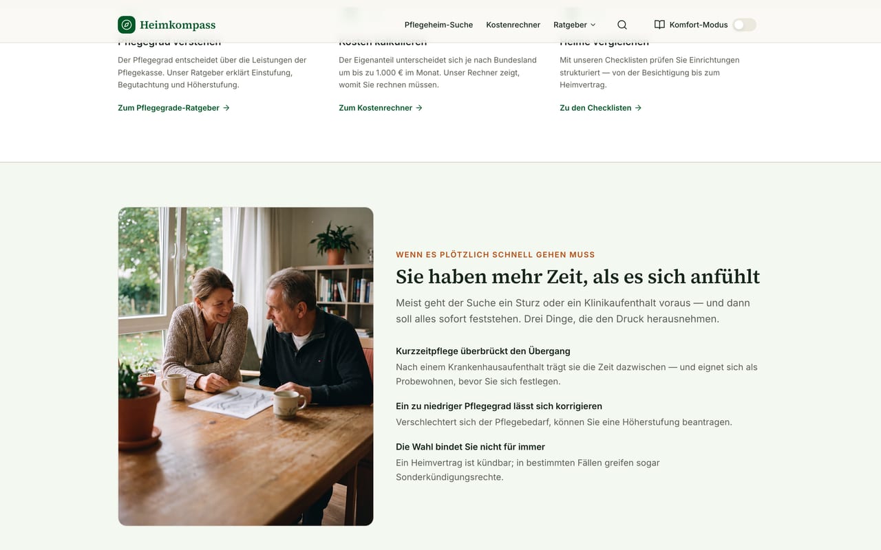 Screenshot von heimkompass